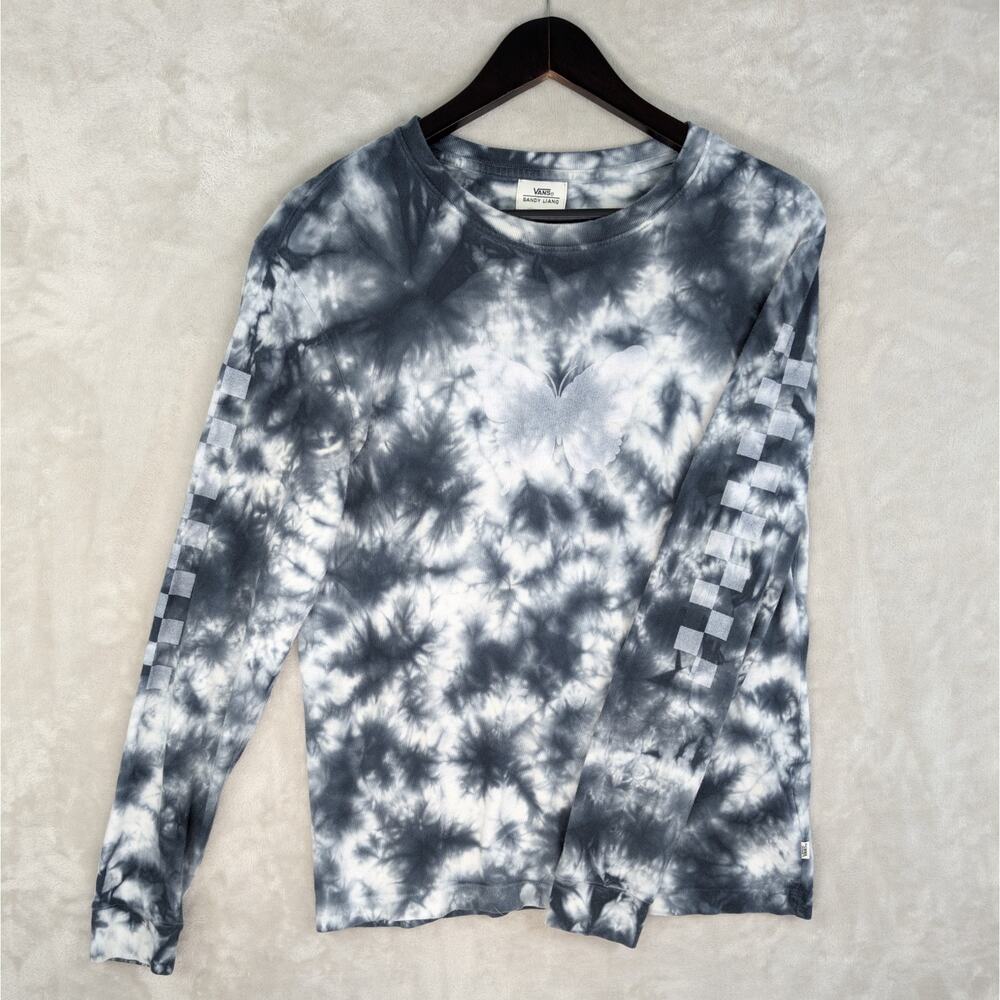 Vans x Sandy Liang Buttefly Cloud Wash Long Sleeve Shirt Women M 90s Grungecore